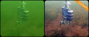 subsea-instrument-installation Placing an instrument on the sea floor